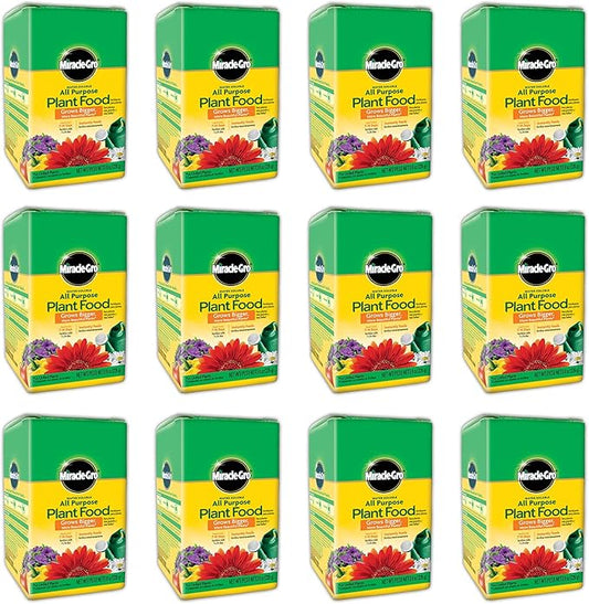 Miracle-Gro Water Soluble All Purpose Plant Food, Plant Fertilizer, 8 oz. (12-Pack)