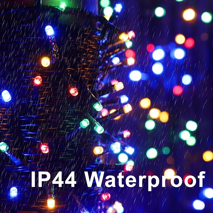100-1000 LED Christmas Lights, Low Voltage Fairy String Lights with 8 Modes, Ideal for Xmax Tree, Garden, Home, Party, Halloween Festival Deco (Mixed-Color, 300 LEDs)