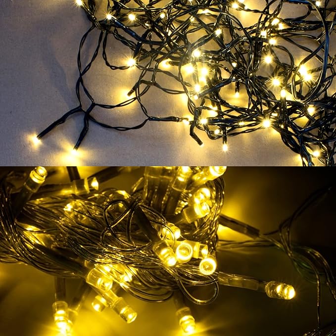 300 LED Christmas String Lights, 108FT - UL Certified Outdoor & Indoor Fairy Lights for Tree, Patio, Garden, Party, Wedding, Halloween, Holiday Decor