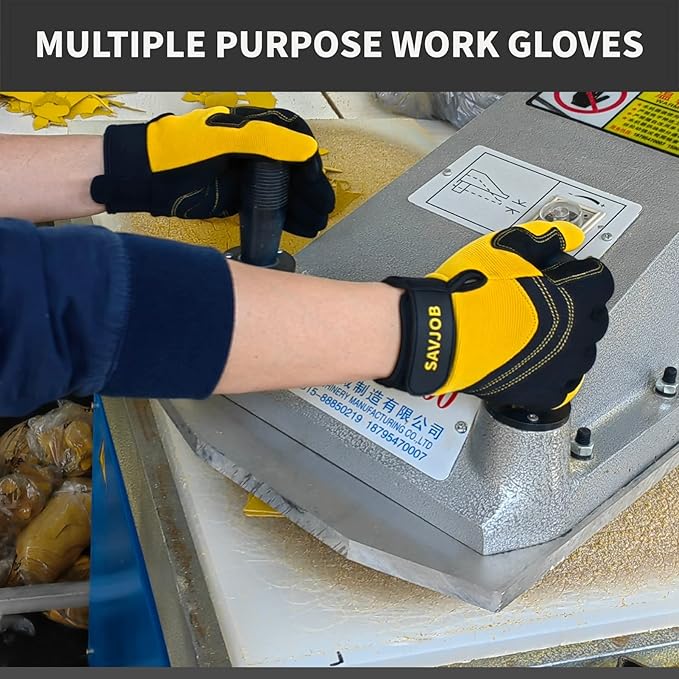 Thorn Proof&Puncture Resistant Gardening Gloves with Grip,Garden Glove for Women, Leather Yard Work Gifts