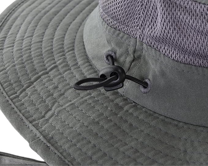 Connectyle Kids Wide Brim Sun Hat for Toddler Boys Girls Breathable Bucket Hat for Fishing Hiking UPF 50+ Protection Sun Hat