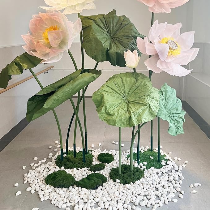 20 lbs White Stones for Landscaping, 1-2 Inch Pebbles Decorative River Rocks for Plants Indoor, Vases, Aquariums Gravel, Crafting and Garden