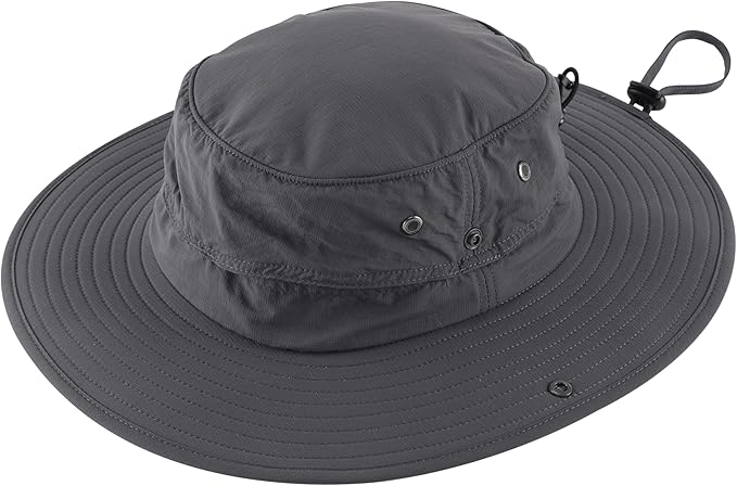 Home Prefer UPF50+ Mens Sun Hat Wide Brim Fishing Hat Sun Protection Beach Gardening Bucket Hat for Men Women