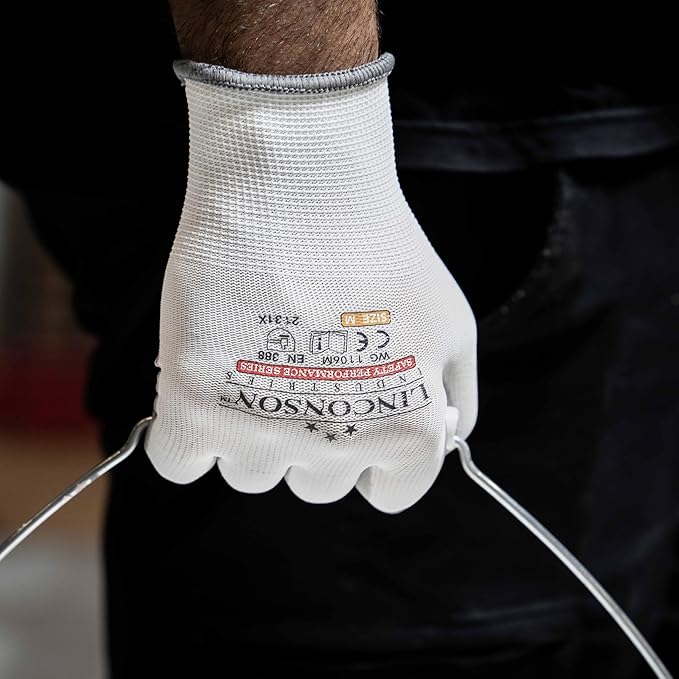 linconson 12 Pack Safety Performance Series Construction Mechanics Work Gloves