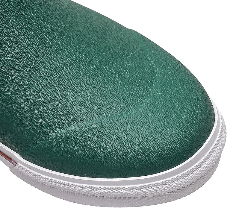 WTW Unisex Rain Boots for Men and Women Waterproof Rubber Fishing Deck Boots Neoprene Boots Slip on Ankle Garden Shoes