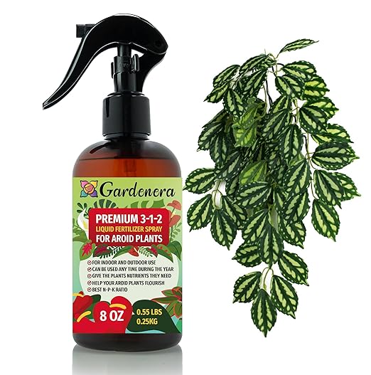 Proffesional AROID Spray Fertilizer Mist for Home Gardening | 3-1-2 Gentle Blend Mist for Healthy Leaves & Growth | Essential Nutrients for AROID - 8oz