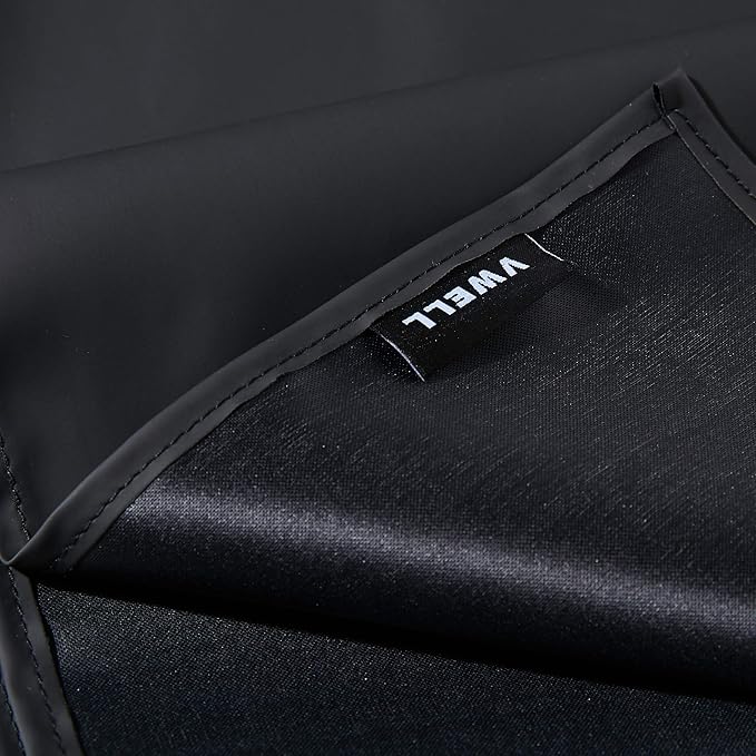 VWELL Vinyl Rubber Waterproof Apron, 41.5''Chemical Resistant Apron for Dishwashing, Lab Work, Butcher, Gardening, Dog Grooming PVC No Pocket