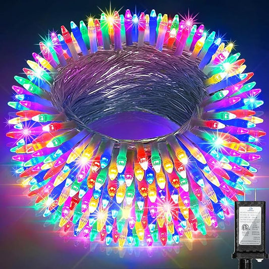 1500LED Christmas Lights Outdoor Use, 470ft 12 Modes Multicolor LED String Lights with Timer Dimmable, Waterproof Christmas Tree Lights for Halloween Xmas Patio Balcony Garden Decor Multicolor