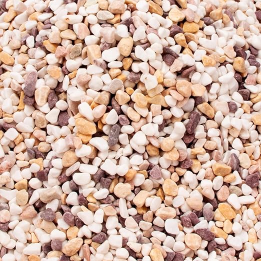 18.3 Pounds Natural Pea Gravel Pebbles,Small Rocks,Decorative Rocks for Succulents,Aquarium Gravel,Vase Filler,Plants,Landscaping
