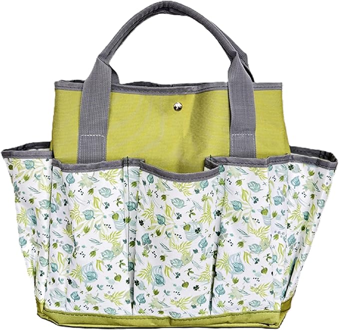 41-Piece Premium Gardening Tool Set, Stainless Steel Heavy Duty Gardening Tool Kit, with Non-Slip Rubber Grip, Storage Tote Bag, Outdoor Hand Tools, Ideal Gardening Gifts for All (Green)