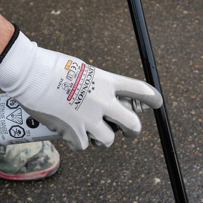 linconson 12 Pack Safety Performance Series Construction Mechanics Work Gloves