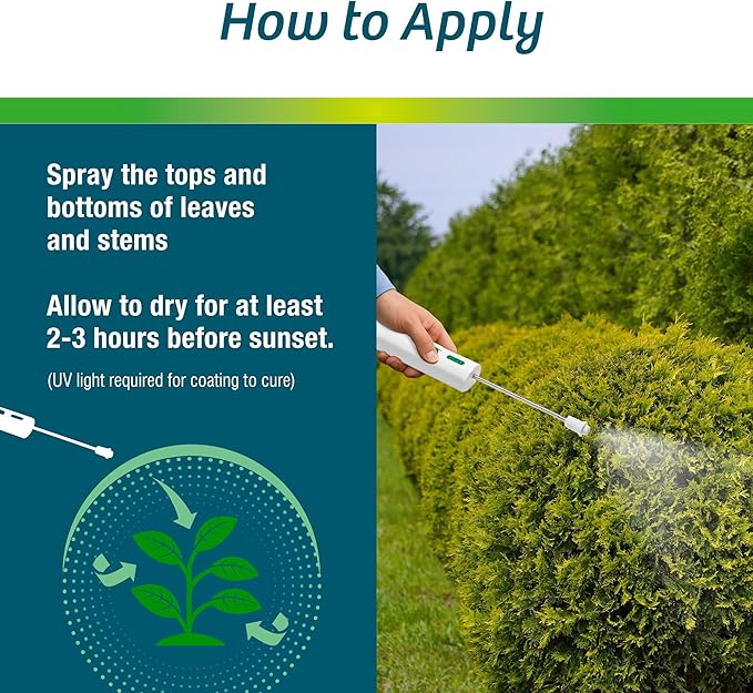 Wilt-Pruf® 1 Gallon Rechargeable Sprayer Kit | Easy to Use | Year Round Plant Protection | No Spray Tanks or Pumping | Compact and Powerful | Easy Refill Shots