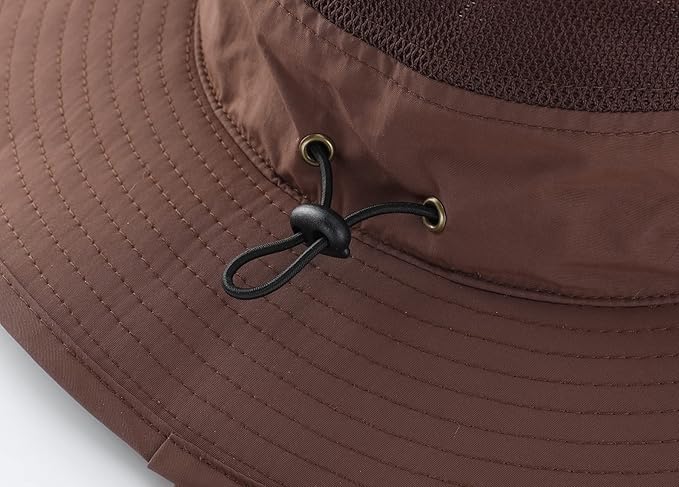 Home Prefer UPF 50+ Men's Sun Hat Wide Brim Bucket Hat UV Protection Hat for Mens Womens Beach Safari Gardening Golf Fishing