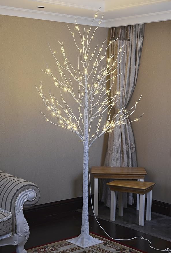 Lightshare LED Birch Tree, 8-Feet
