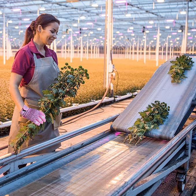 Thorn Proof&Puncture Resistant Gardening Gloves with Grip,Garden Glove for Women, Leather Yard Work Gifts