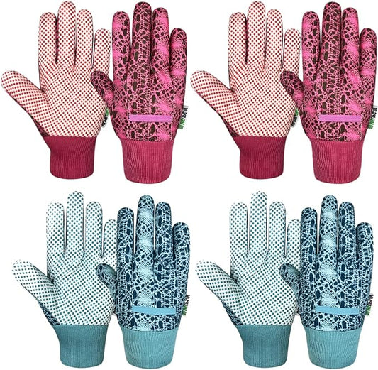 Thorn Proof&Puncture Resistant Gardening Gloves with Grip,Garden Glove for Women, Leather Yard Work Gifts