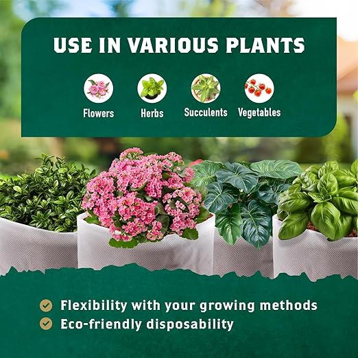 DYNOMYCO Mix 4-in-1 Mycorrhizal Grow Kit for Bigger Yields & Healthier Plants - Includes Concentrated Mycorrhizae, MHB & Bio-stimulants, Premium Coco Coir, and Biodegradable Grow Bags