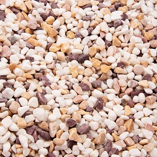18.3 Pounds Natural Pea Gravel Pebbles,Small Rocks,Decorative Rocks for Succulents,Aquarium Gravel,Vase Filler,Plants,Landscaping
