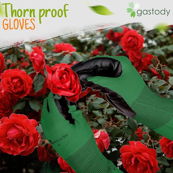 Long Sleeve Gardening Gloves Women and Men - Long Cuff Garden Gloves, Multipurpose Heavy Duty Outdoor and Indoor