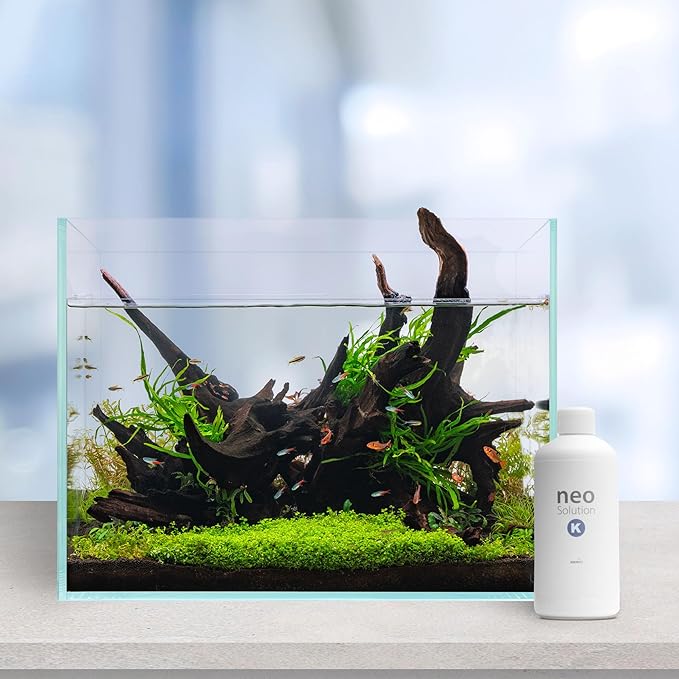 Plant Fertilizer for Aquarium Plants - Potassium-Rich Liquid Fertilizer Promotes Photosynthesis & Healthy Growth for Fish and Aquatic Plants - Neo Solution K, 300ml