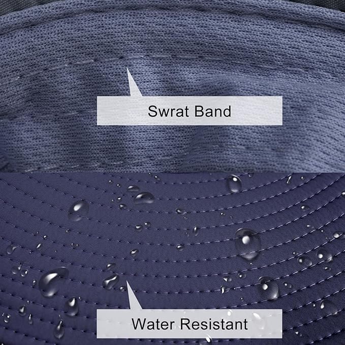 Sun Hats for Men Women Fishing Hat UPF 50+ Breathable Wide Brim Summer UV Protection Hat