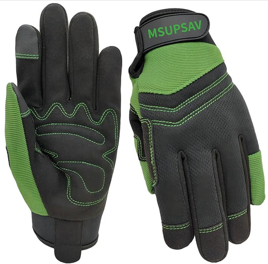 Thorn Proof&Puncture Resistant Gardening Gloves with Grip,Garden Glove for Women, Leather Yard Work Gifts