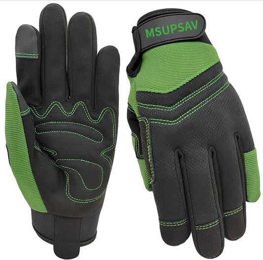 Thorn Proof&Puncture Resistant Gardening Gloves with Grip,Garden Glove for Women, Leather Yard Work Gifts