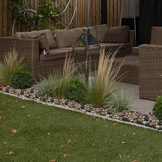 10Ib Mixed Rain Forest River Rocks for Landscaping-Polished Pebbles for Plants-Garden Decorative Stones-1-2 Large Plant Rocks,Ideal for Aquarium, Home Decor