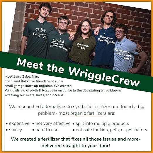 Organic Liquid Fertilizer Concentrate from Worm Castings. Non-toxic, All-Purpose, Plant Food for Gardens, Vegetables, Fruits, Houseplants, Seed Starters, and Ornamentals. (16 Fluid Ounces)