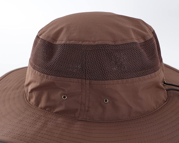 Home Prefer UPF 50+ Men's Sun Hat Wide Brim Bucket Hat UV Protection Hat for Mens Womens Beach Safari Gardening Golf Fishing