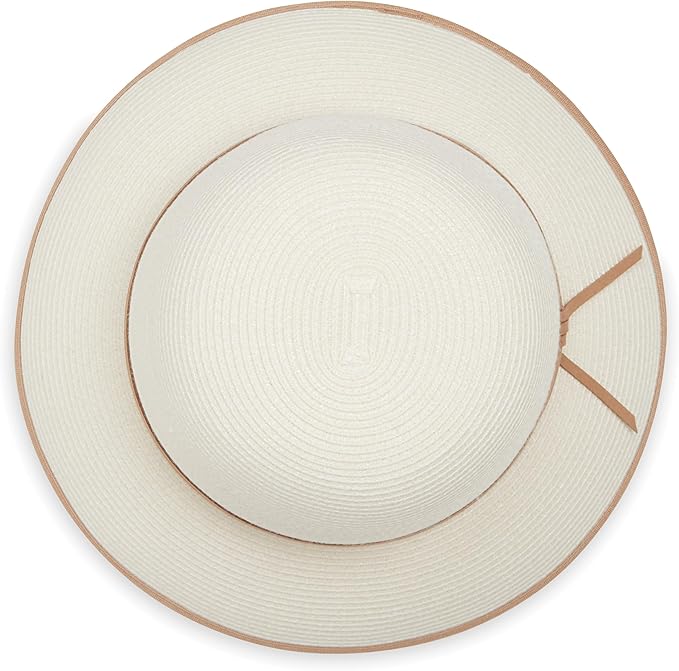 Wallaroo Lady Brett Hat (Ivory) – Jane Seymour W Collection | Women’s UPF 50+ Flexi-Weave | 3-Inch Brim | Packable Adjustable Fit | Perfect for Travel, Brunch, Art Walks, Stylish Events