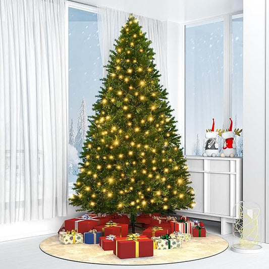 LEVELEVE Premium 6FT Artificial Holiday Christmas Tree w/1,000 Branch Tips,250 LED Lights for Home,Office,Party Decoration