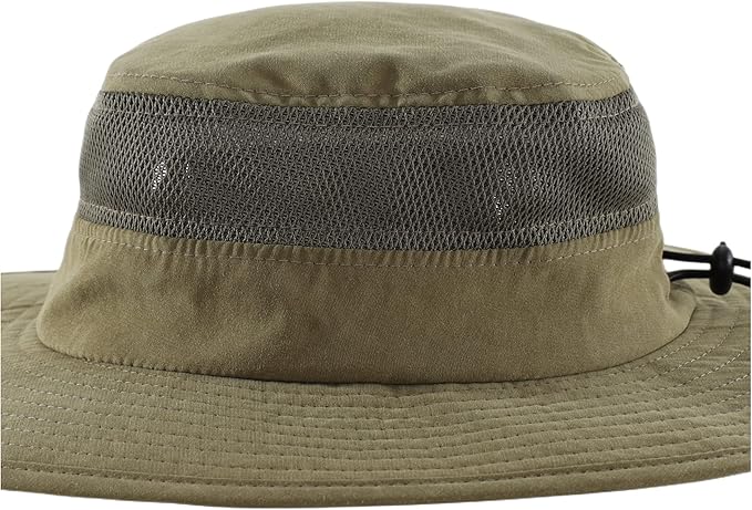 Connectyle Kids Wide Brim Sun Hat for Toddler Boys Girls Breathable Bucket Hat for Fishing Hiking UPF 50+ Protection Sun Hat