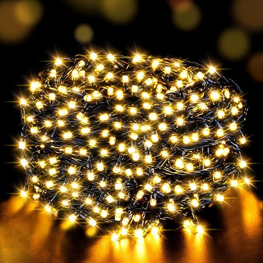 300 LED Christmas String Lights, 108FT - UL Certified Outdoor & Indoor Fairy Lights for Tree, Patio, Garden, Party, Wedding, Halloween, Holiday Decor