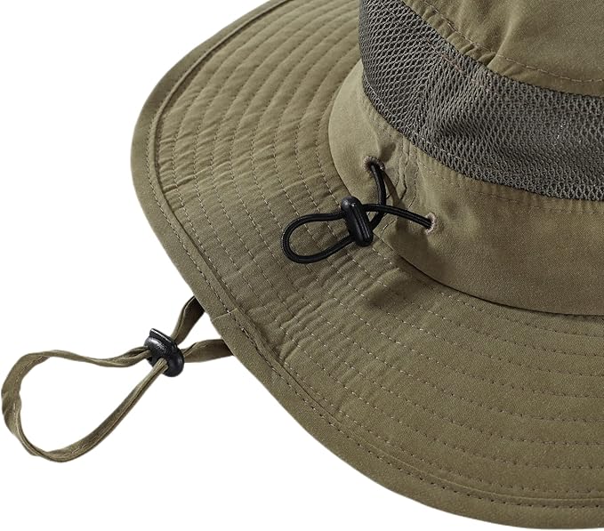 Connectyle Kids Wide Brim Sun Hat for Toddler Boys Girls Breathable Bucket Hat for Fishing Hiking UPF 50+ Protection Sun Hat