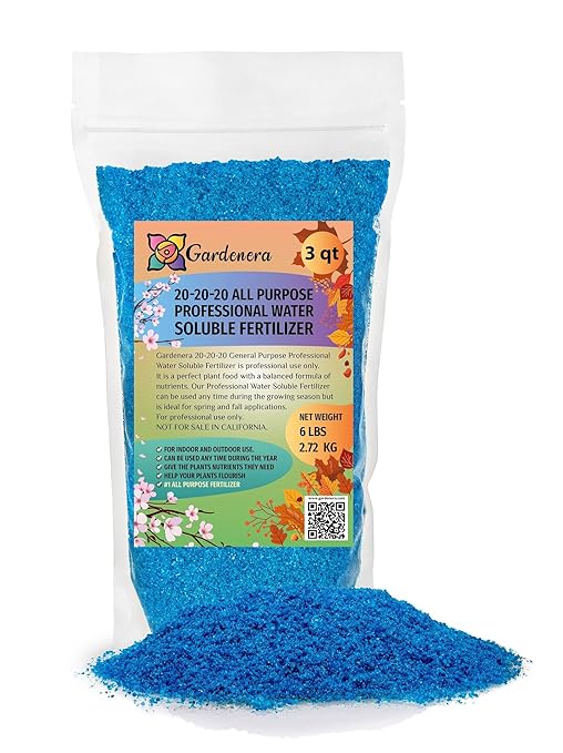 𝐁𝐄𝐒𝐓𝐒𝐄𝐋𝐋𝐄𝐑 20-20-20 Water-Soluble Fertilizer – Powder for Liquid Plant Food for Indoor & Outdoor Plants, Orchids, Vegetables, Lawns, Flowers – 20 20 20 Fertilizer - 3 Quarts