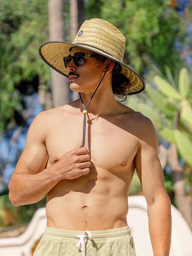 Straw Visor for Women | Packable Beach Visor & Sun Visor | Sun Protection | One Size | Hemlock