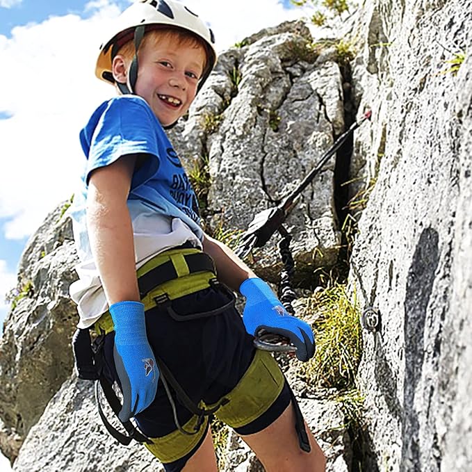 Evridwear Kids Gardening Gloves for Boys Girls Outdoor Yard Work,Planting (3-12 years)