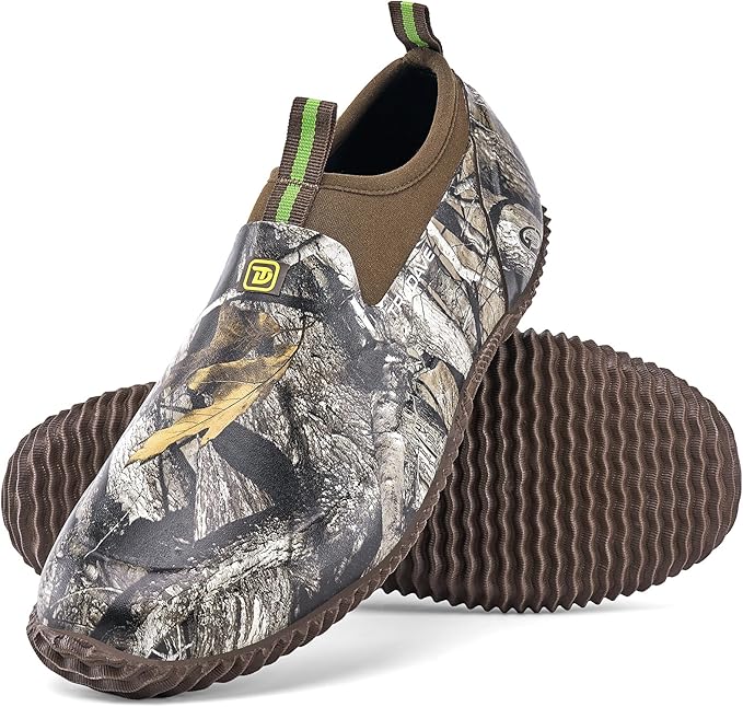 Trudave Garden Shoes for Men & Women, Waterproof Rubber Shoes with 4.5mm Neoprene, Womens Rain Boots for Gardening,Size 6-13