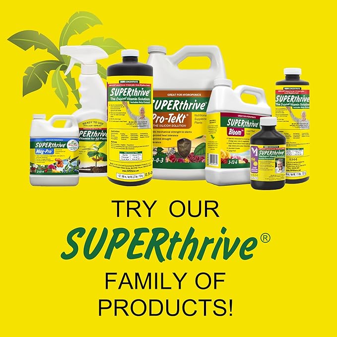 SUPERthrive The Original Vitamin Solution - Liquid Concentrate, May Add to Any Fertilizing Program, 4 fl. oz.