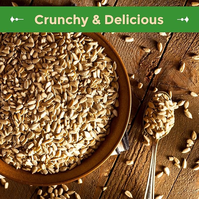 Sincerely Nuts Sunflower Seeds Unsalted (No Shell) (No Shell) (3 LB)- Nutritious and Satisfying Snack-Crunchy and Delicious-Perfect Addition to Any Meal - Gluten-Free Food, Vegan, and Kosher Certified