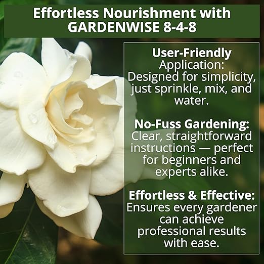 8-4-8 Acidic Fertilizer for Azaleas, Camellias (Camelia), Hydrangeas, Blueberries, Gardenias, Magnolia Trees, Evergreens, and Rhododendrons - Ideal Iron-Rich Plant Food (1 Quart)