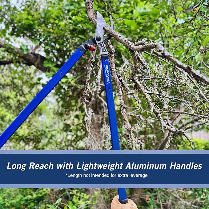 Heavy Duty Loppers for Tree Trimming – 36" Branch Cutter & Pruning Shears with Long Handle | Lightweight Aluminum Tree Trimmer | Professional-Grade Pruner Made in USA