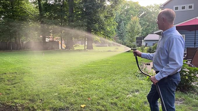 Atlantic Heavy Duty Garden Hose 200 ft x 5/8 Inch Black Color Water Hose (200 Feet)