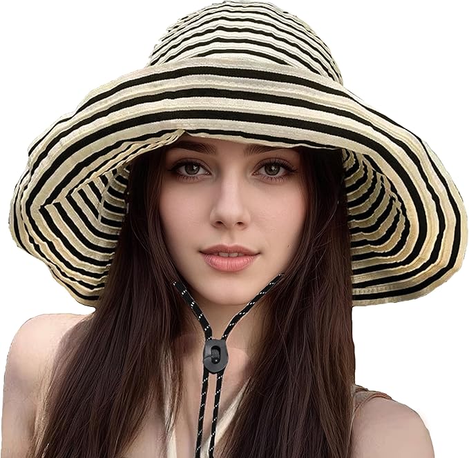 Sun Hat for Men Women UPF 50+ Fishing Hats Waterproof Wide Brim Boonie Bucket Hat for Safari Beach Hiking Garden