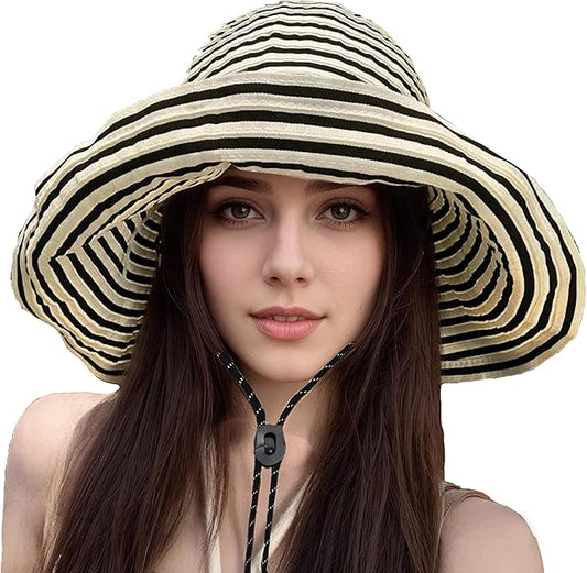 Sun Hat for Men Women UPF 50+ Fishing Hats Waterproof Wide Brim Boonie Bucket Hat for Safari Beach Hiking Garden