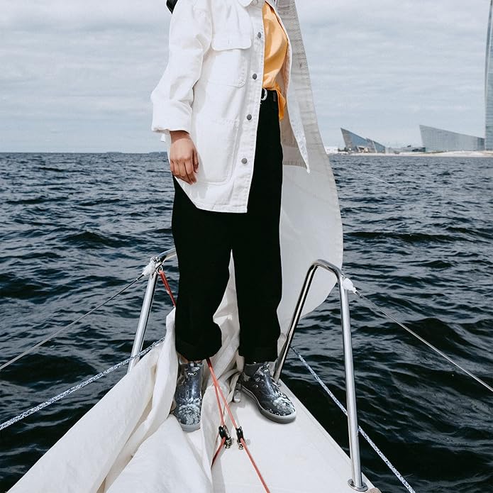 WTW Unisex Rain Boots for Men and Women Waterproof Rubber Fishing Deck Boots Neoprene Boots Slip on Ankle Garden Shoes