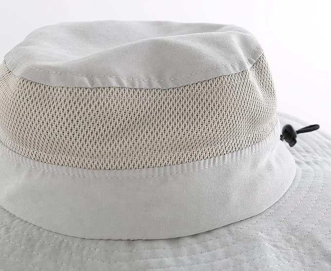 Connectyle Kids Wide Brim Sun Hat for Toddler Boys Girls Breathable Bucket Hat for Fishing Hiking UPF 50+ Protection Sun Hat