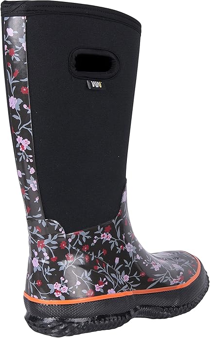 WTW Mid Calf Rain Boots for Women - Waterproof Insulated Neoprene Mud Boots Outdoor Hunting Garden Boots