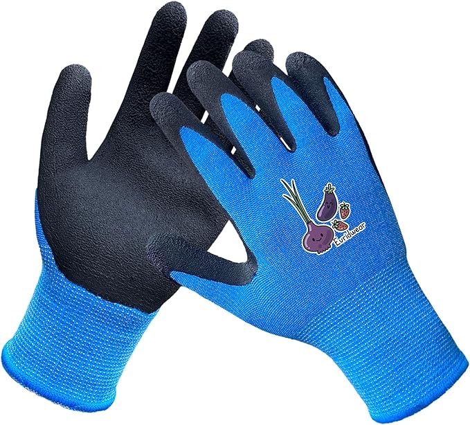 Evridwear Kids Gardening Gloves for Boys Girls Outdoor Yard Work,Planting (3-12 years)